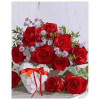 Pictură pe numere Strateg Mai mult decât o mie de cuvinte SS1064 40 x 30 cm / Verticală