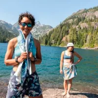 Полотенце Cascade Designs PackTowl RecPers Body XL Зеленый photo 3