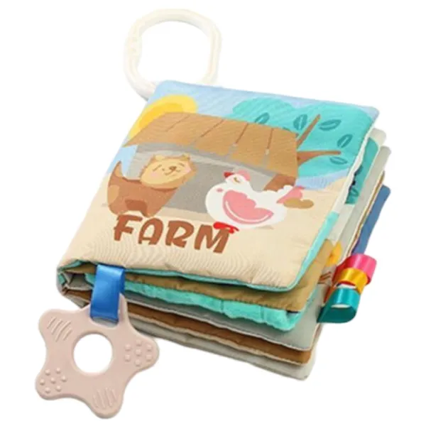 Развивающий набор BabyOno Farm 3+/ Обучающая книга photo 1