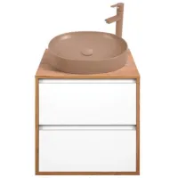 Dulap cu lavoar Montebella Sirius Pe perete / PAL / Beige