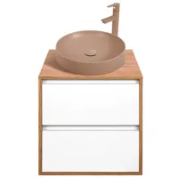 Dulap cu lavoar Montebella Sirius Pe perete / PAL / Beige