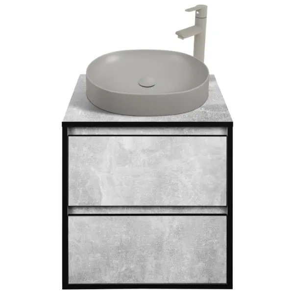 Dulap cu lavoar Montebella Loft Pe perete / PAL / Gray photo 1