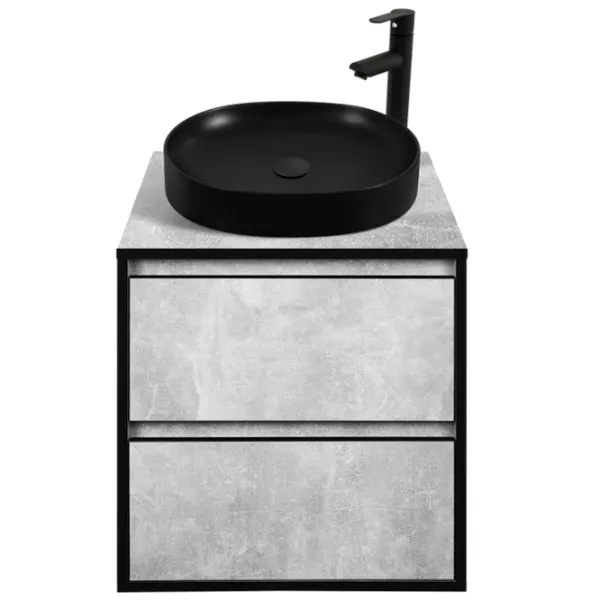 Dulap cu lavoar Montebella Loft Pe perete / PAL / Black photo 1