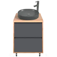 Dulap cu lavoar Montebella Spirit Pe podea / PAL / Gray