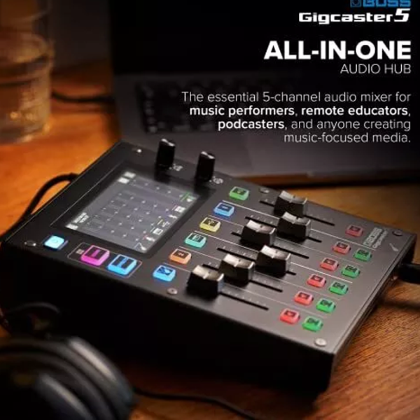 Mixer pentru stream-ing Boss GigCaster-5   / Plastic photo 3