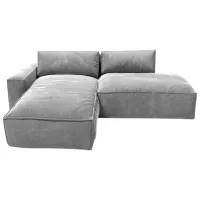 Угловой диван Indart Infinity 02 (857235) Ткань / Серый