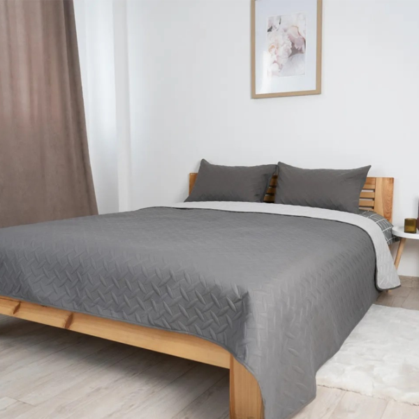 Cuvertură Relaxe Home Vintage  Microfiber / Grey photo 1