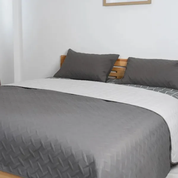 Cuvertură Relaxe Home Vintage  Microfiber / Grey photo 3