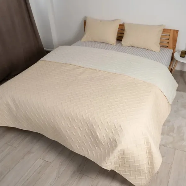 Cuvertură Relaxe Home Vintage  Microfiber / Beige photo 1