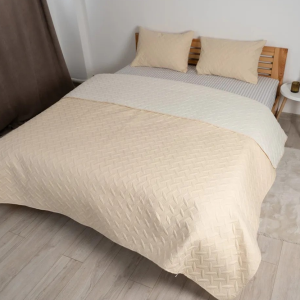 Cuvertură Relaxe Home Vintage  Microfiber / Beige photo 1