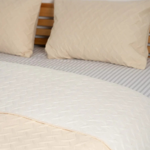 Cuvertură Relaxe Home Vintage  Microfiber / Beige photo 4