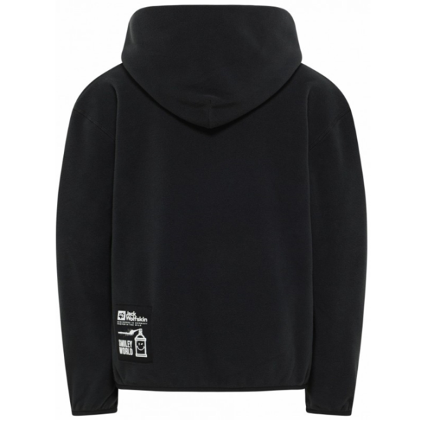 Толстовка для мальчиков Jack Wolfskin Smileyworld  XL / Черный photo 3 Толстовка для мальчиков Jack Wolfskin Smileyworld  XL / Черный photo 3