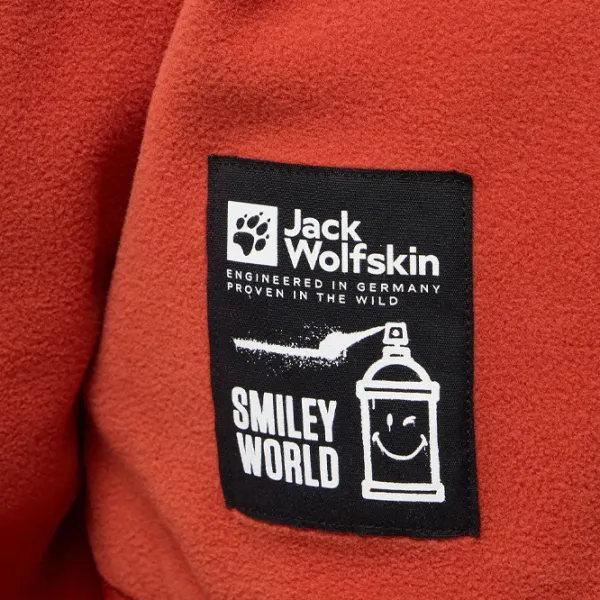 Толстовка для мальчиков Jack Wolfskin Smileyworld  S / Оранжевый photo 3 Толстовка для мальчиков Jack Wolfskin Smileyworld  S / Оранжевый photo 3