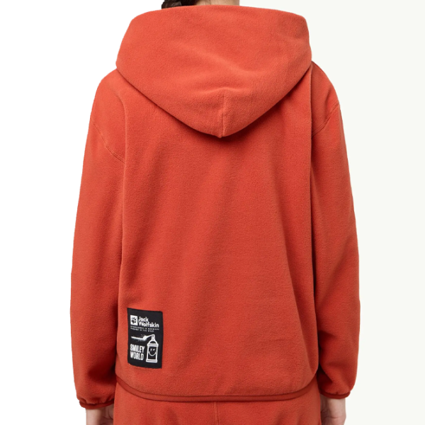 Толстовка для мальчиков Jack Wolfskin Smileyworld  S / Оранжевый photo 4 Толстовка для мальчиков Jack Wolfskin Smileyworld  S / Оранжевый photo 4