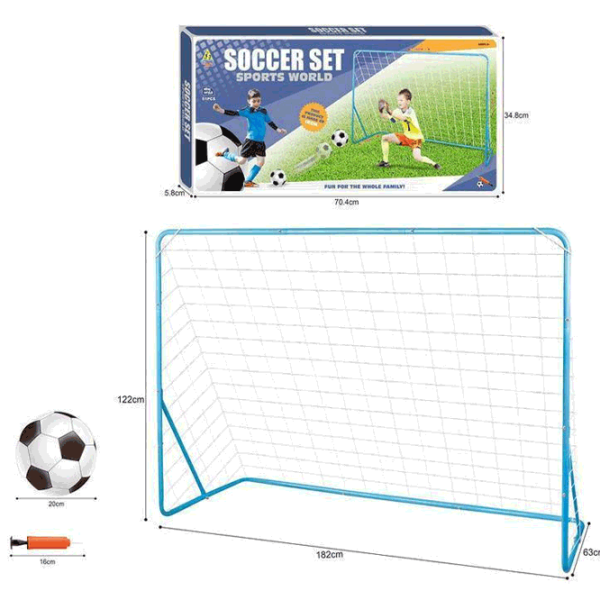 Porți de fotbal Miscellaneous 360218 Blue / Metal photo 2 Porți de fotbal Miscellaneous 360218 Blue / Metal photo 2