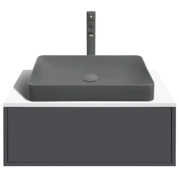 Dulap cu lavoar Montebella Neo Pe perete / PAL / Gray photo 1