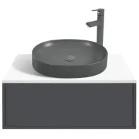 Dulap cu lavoar Montebella Neo Pe perete / PAL / Gray