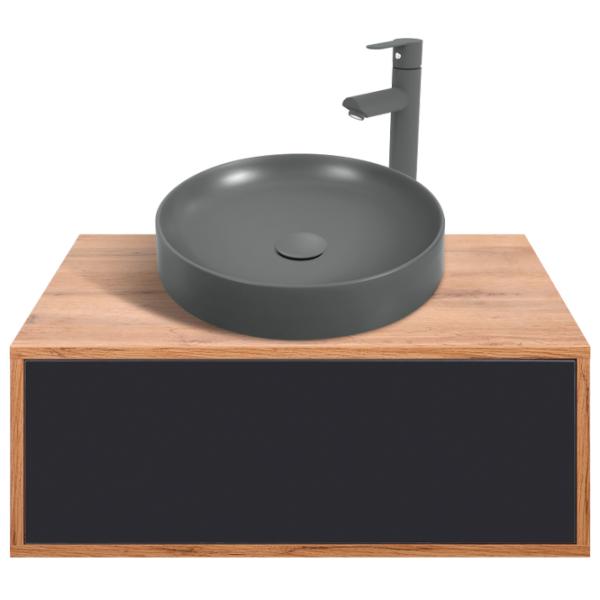 Dulap cu lavoar Montebella Spirit Pe perete / PAL / Gray photo 1