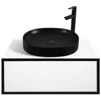 Dulap cu lavoar Montebella Eclipse Pe perete / PAL / Black