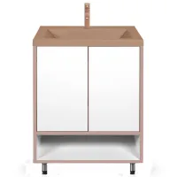 Dulap cu lavoar Montebella Eclipse Pe podea / PAL / Beige