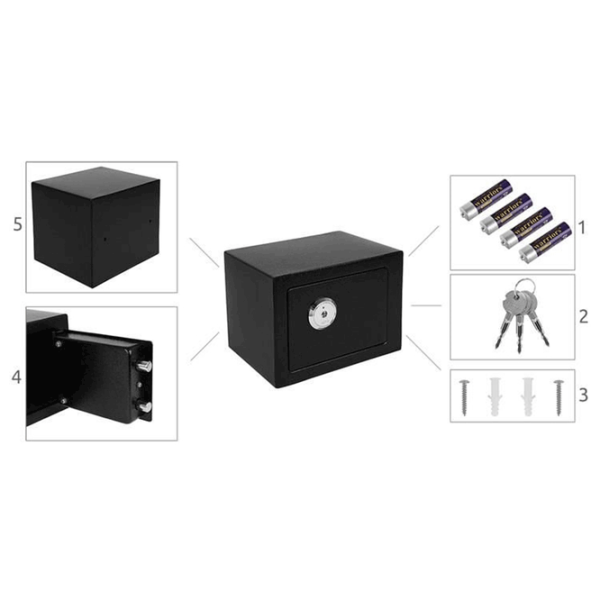 Сейф Iso Trade S8800 Cталь / с ключом photo 2