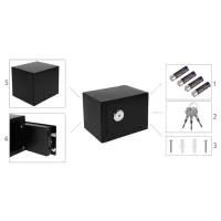 Сейф Iso Trade S8800 Cталь / с ключом photo 2