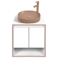 Dulap cu lavoar Montebella Terra Pe podea / PAL / Beige