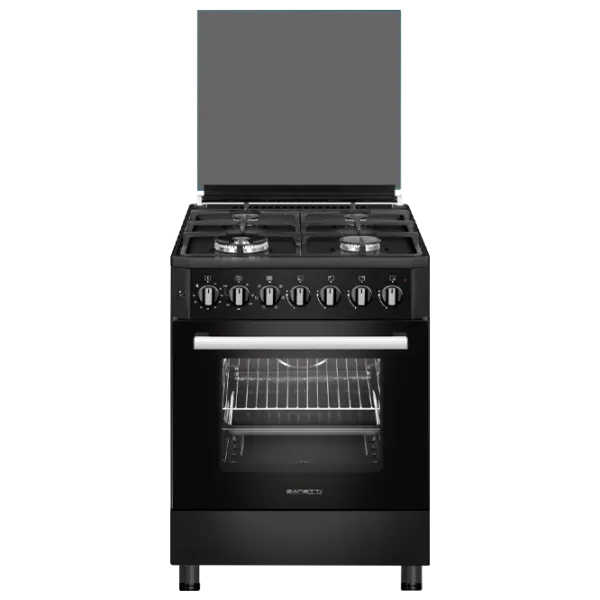 Aragaz Zanetti Z60 EBL Fonta FFD Pe gaz/ Black/  photo 1