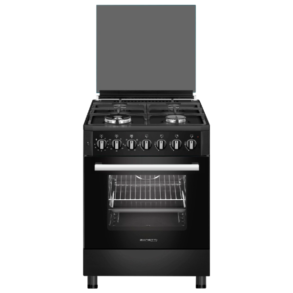 Aragaz Zanetti Z60 EBL Fonta FFD Pe gaz/ Black/  photo 1