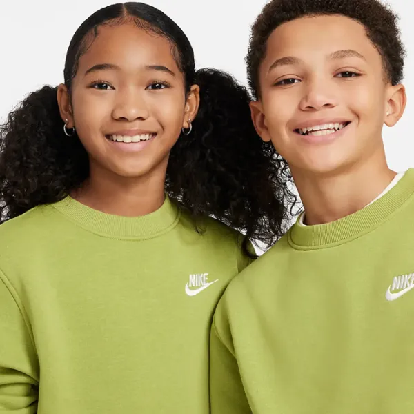 Толстовка для мальчиков Nike NKFD3006377  L / Желто-зеленый photo 3 Толстовка для мальчиков Nike NKFD3006377  L / Желто-зеленый photo 3
