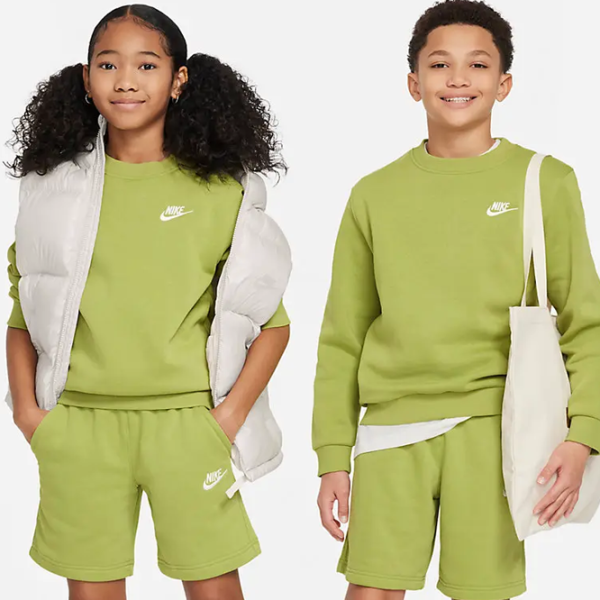 Толстовка для мальчиков Nike NKFD3006377  M / Желто-зеленый photo 4 Толстовка для мальчиков Nike NKFD3006377  M / Желто-зеленый photo 4