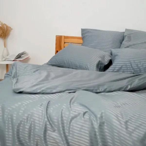 Постельное бельё Relaxe Home TEP Stripe Satin Lunar Атлас photo 1 Постельное бельё Relaxe Home TEP Stripe Satin Lunar Атлас photo 1