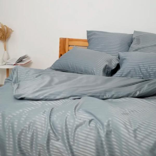Постельное бельё Relaxe Home TEP Stripe Satin Lunar Атлас photo 1 Постельное бельё Relaxe Home TEP Stripe Satin Lunar Атлас photo 1