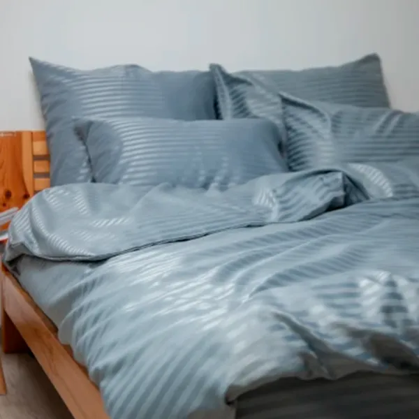 Постельное бельё Relaxe Home TEP Stripe Satin Lunar Атлас photo 2 Постельное бельё Relaxe Home TEP Stripe Satin Lunar Атлас photo 2