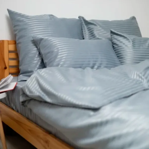 Постельное бельё Relaxe Home TEP Stripe Satin Lunar Атлас photo 4 Постельное бельё Relaxe Home TEP Stripe Satin Lunar Атлас photo 4