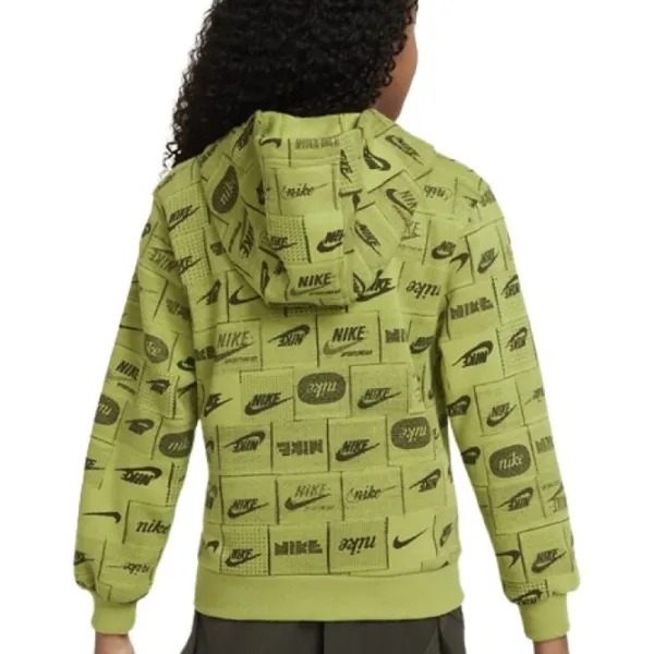 Толстовка для мальчиков Nike NKFN8741377  S / Зеленый photo 2 Толстовка для мальчиков Nike NKFN8741377  S / Зеленый photo 2