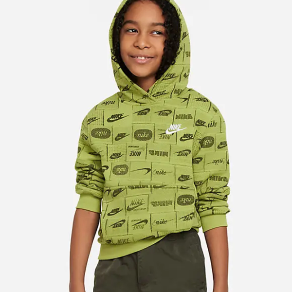 Толстовка для мальчиков Nike NKFN8741377  S / Зеленый photo 4 Толстовка для мальчиков Nike NKFN8741377  S / Зеленый photo 4