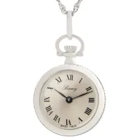 Lanț cu ceas pentru femei BERNEY 3037 R Inox / Silver