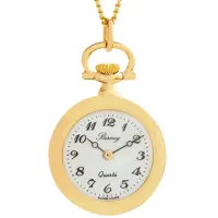 Lanț cu ceas pentru femei BERNEY 3035 Inox / Golden & Purple