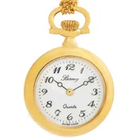 Lanț cu ceas pentru femei BERNEY 3035 Inox / Golden & Black