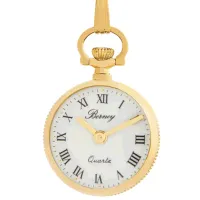 Цепочка с часами для женщин BERNEY 3949 нерж. сталь / Golden