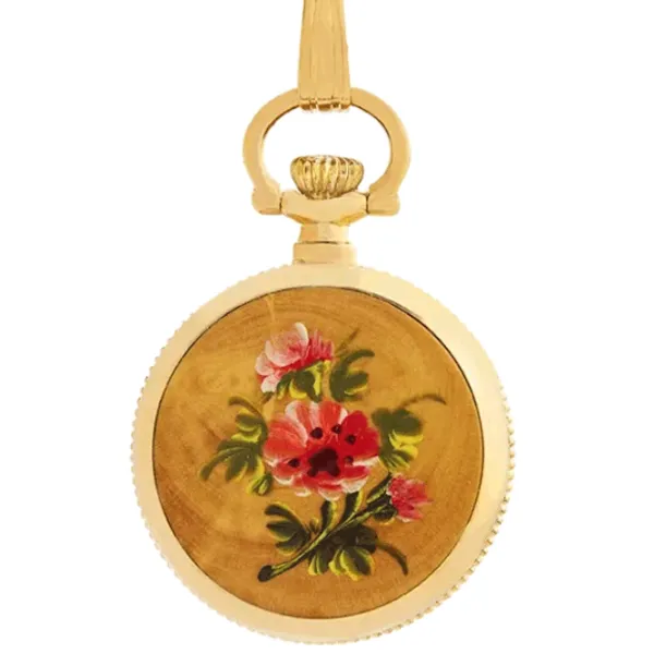 Lanț cu ceas pentru femei BERNEY 3949 Inox / Golden photo 2