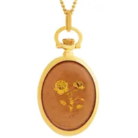 Цепочка с часами для женщин BERNEY 3188 Rose нерж. сталь / Golden photo 2