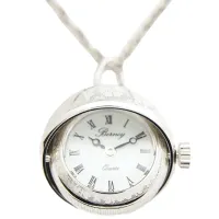 Цепочка с часами для женщин BERNEY 3912 нерж. сталь / Серебряный