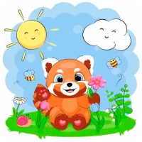 Картина по номерам Strateg Милые улыбки ES0818 30 x 30 см / Вертикальная