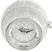 Цепочка с часами для женщин BERNEY 2276 нерж. сталь / Серебряный