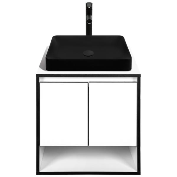 Dulap cu lavoar Montebella Eclipse Pe perete / PAL / Black photo 1