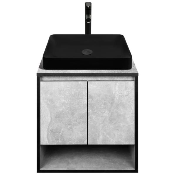 Dulap cu lavoar Montebella Loft Pe perete / PAL / Black photo 1 Dulap cu lavoar Montebella Loft Pe perete / PAL / Black photo 1