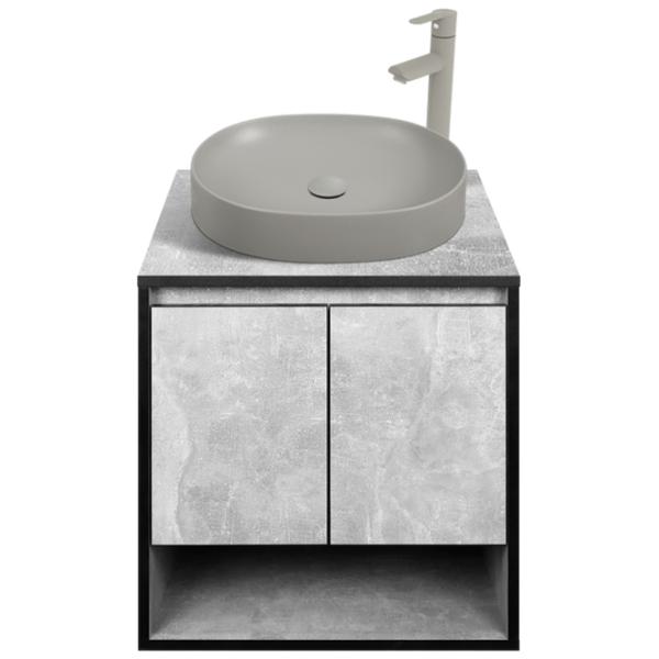 Dulap cu lavoar Montebella Loft Pe perete / PAL / Gray photo 1