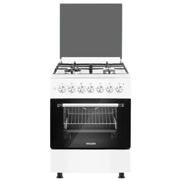 Плита Wolser WL-F 60602 White TURBO FFD Газовая/ Белый/  photo 1